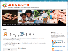 Tablet Screenshot of lindseymcdivitt.com